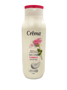 Rose & Vanilla Scented Body Wash - Crema
