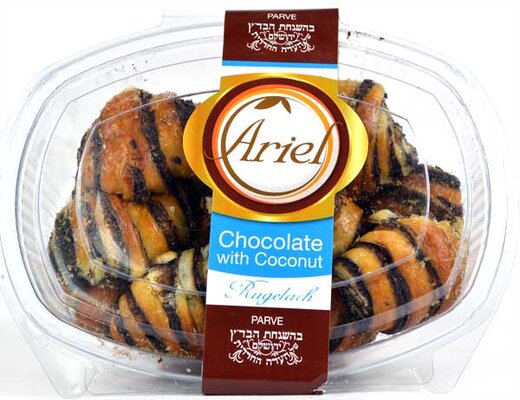 Ariel Chocolate Rugelach with Cocunut