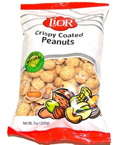 All Natural Crispy Coated Peanuts - Lior