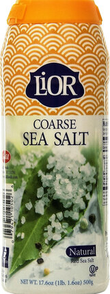 Coarse Sea Salt - Lior 17.6oz Shaker Jar