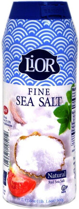 Fine Sea Salt - Lior 17.6oz Container