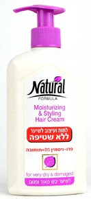 Natural Formula- Moisturuzing & Styling Hair Cream for Very Dry Hair