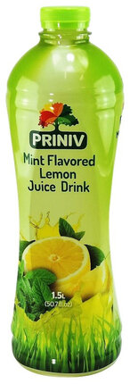 Mint Flavored Lemon Juice - Priniv 1.5L