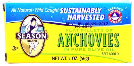 Season Brand Anchovies in Olive Oil
