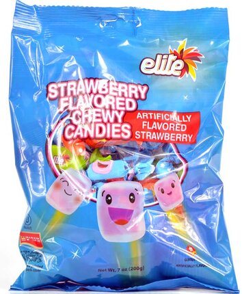 Elite - Strawberry Flavored Chewy Candies