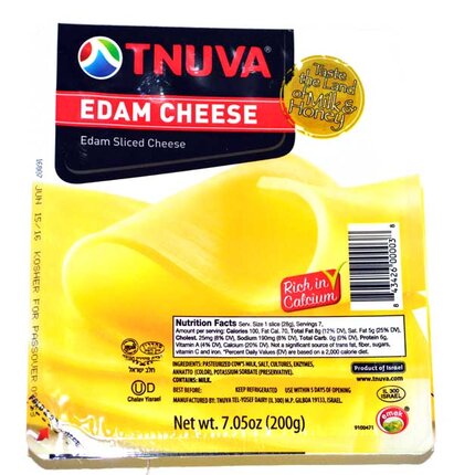 Tnuva Edam Sliced Cheese