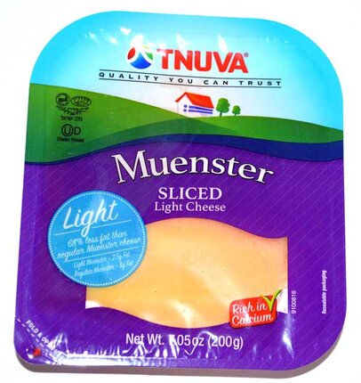 Tnuva Muenster light sliced cheese
