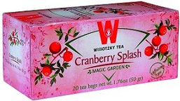 Wissotzky Caffeine Free Cranberry Splash Tea - Box Of 20 Bags