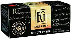 Wissotzky Earl Grey Tea - Box Of 25 Bags