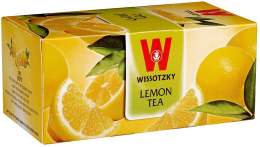 Wissotzky Lemon Tea - Box of 25 Bags