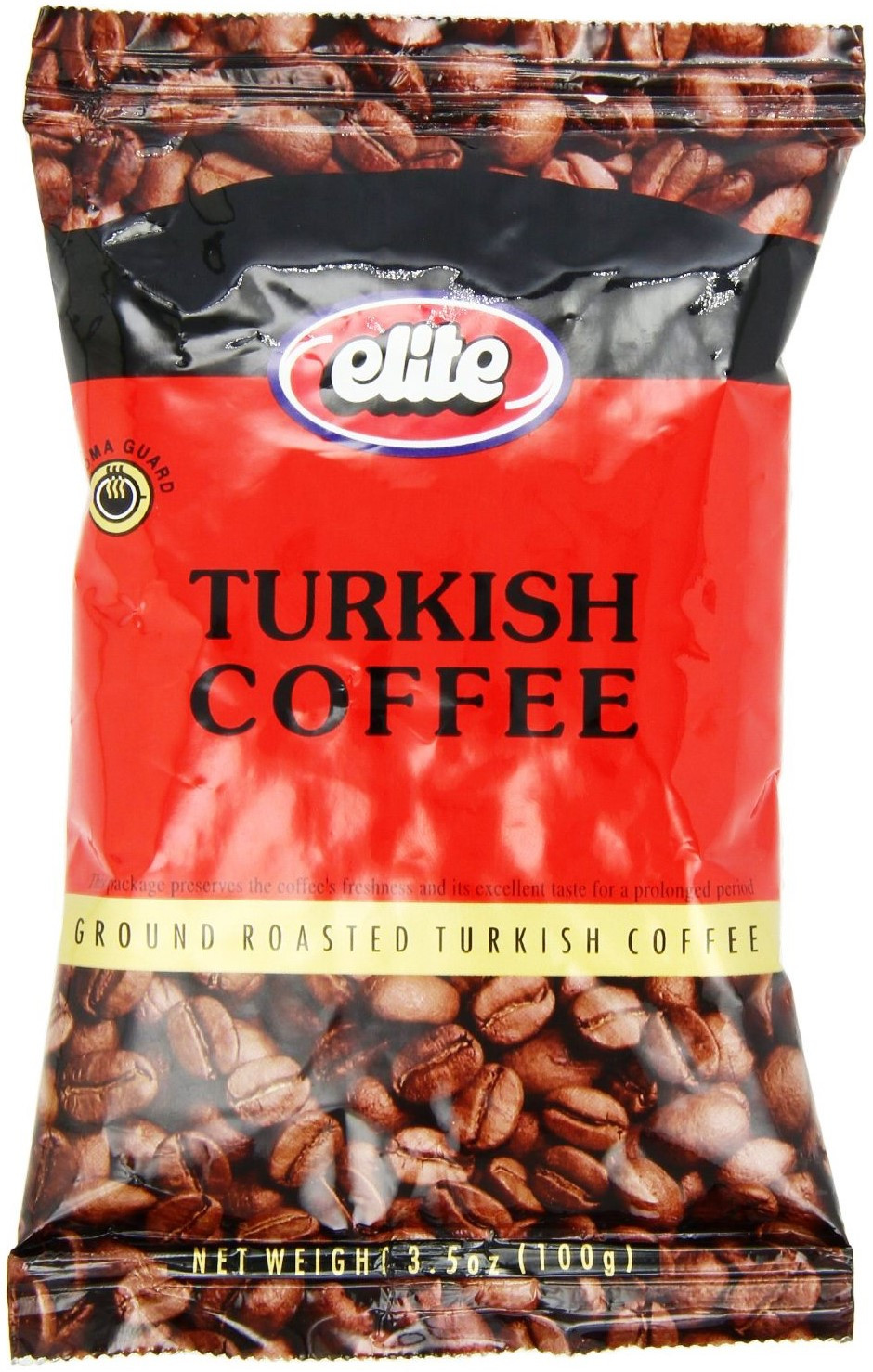 Israel Elite Ground Black Turkish coffee Kosher 100g Tasety Aroma
