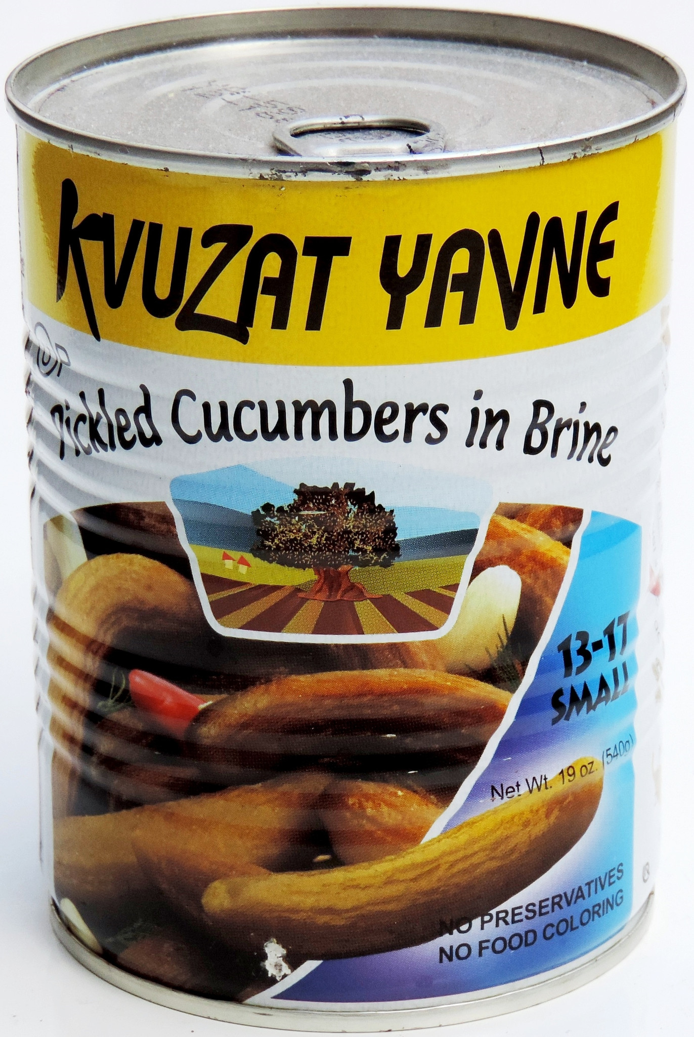 Cucumbers in Brine Kvuzat Yavne 1317 Groceries By Israel