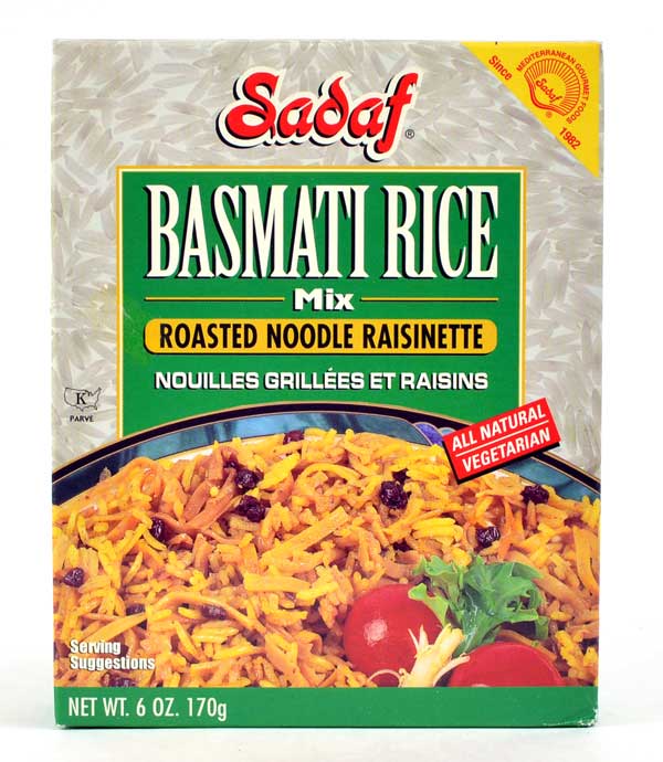 Sadaf Basmati Rice Mix Roasted Noodle Groceries By Israel