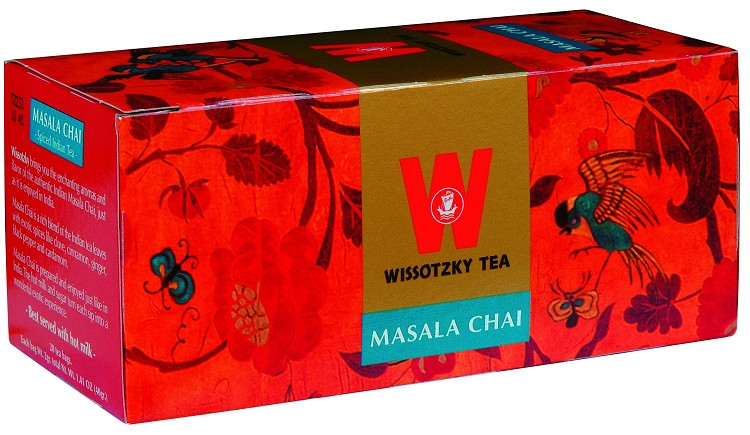 Wissotzky Masala Chai Tea - Box Of 20 Bags - Groceries By Israel